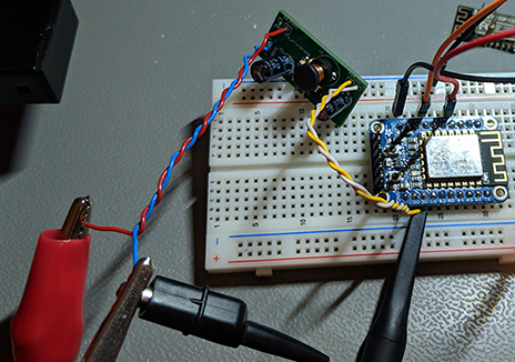 Measuring voltage and ripple with scope